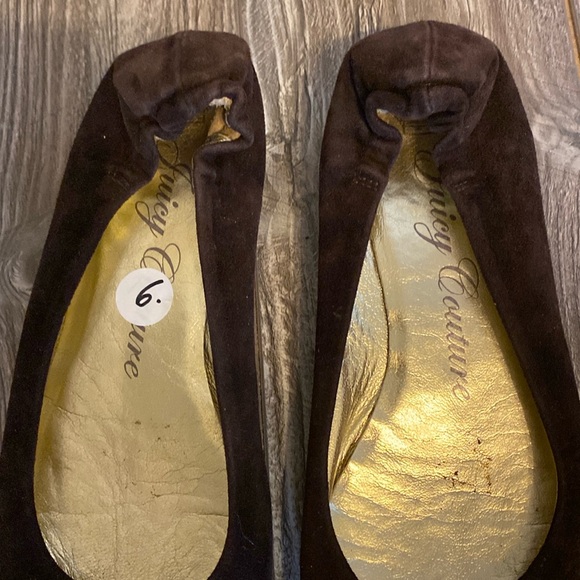 Vintage Juicy Couture suede ballet shoes size 6 - Picture 5 of 15